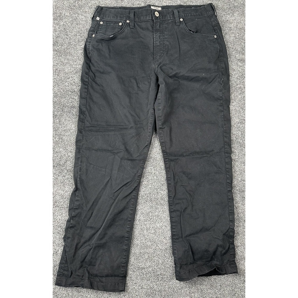 Citizens of Humanity‎ Mens Gage Classic Straight Jeans Black Denim  vw1Size 34